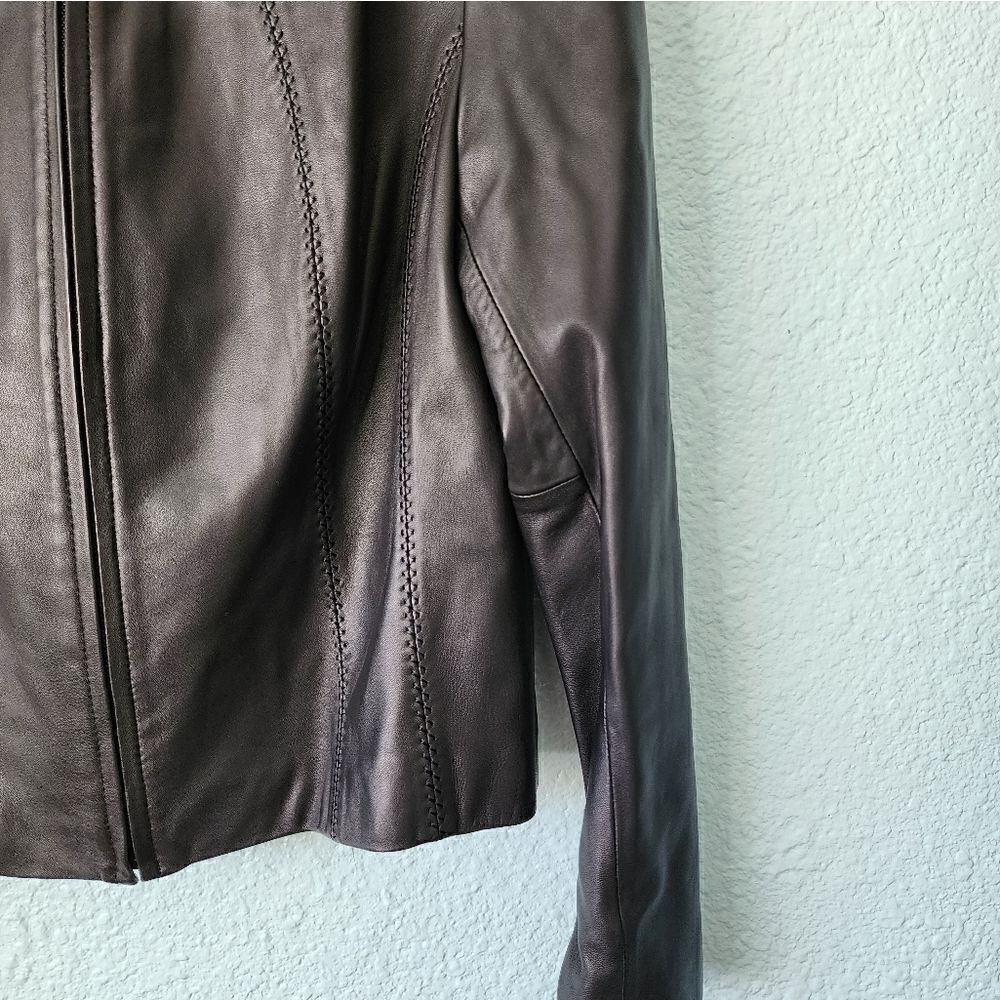 SIENNA STUDIO leather jacket G III - Picture 5 of 16